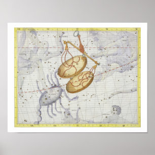 Constellation of Libra, plate 7 from 'Atlas Coeles Poster