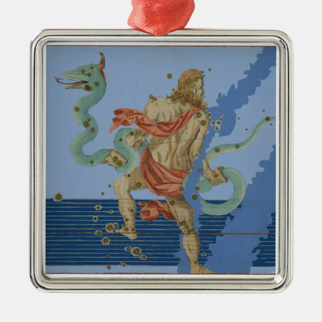 Constellation of Ophiuchus Group, from 'Uranometri Metal Tree Decoration (Front)