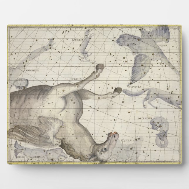 Constellation of Pegasus, plate 25 from 'Atlas Coe Plaque (Front)