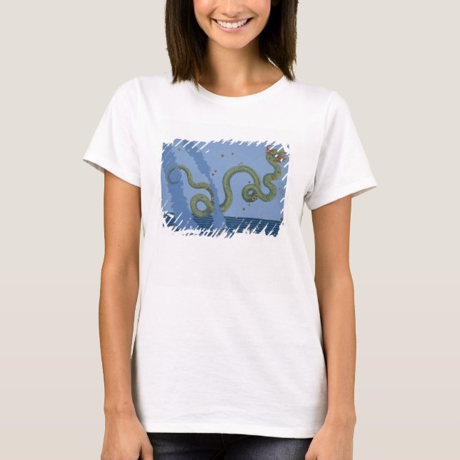 Constellation of Serpens Caput and Serpens Cauda, T-Shirt (Front)