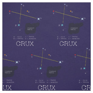 Constellation Of Stars Crux Or Cross Fabric