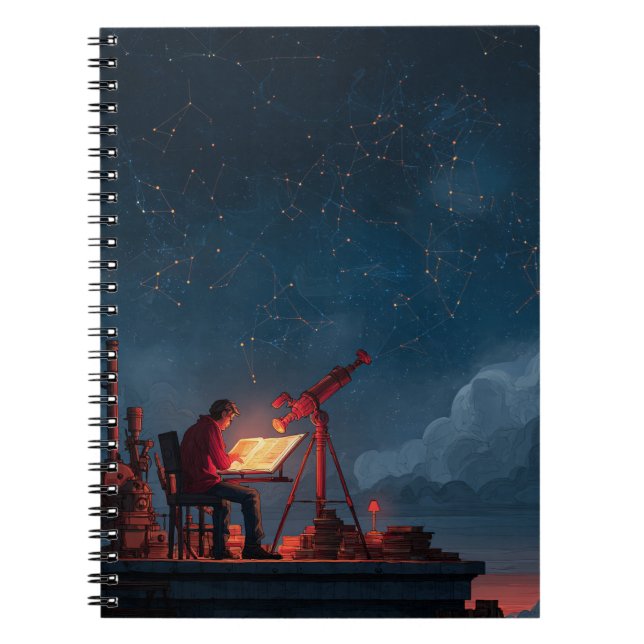 Constellation Rooftop Stargazer Notebook (Front)