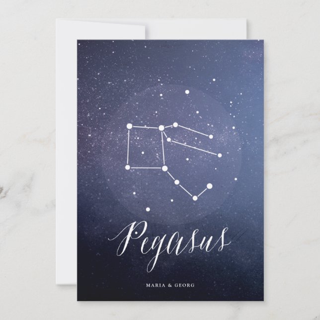 Constellation Star Celestial Table Number Pegasus (Front)