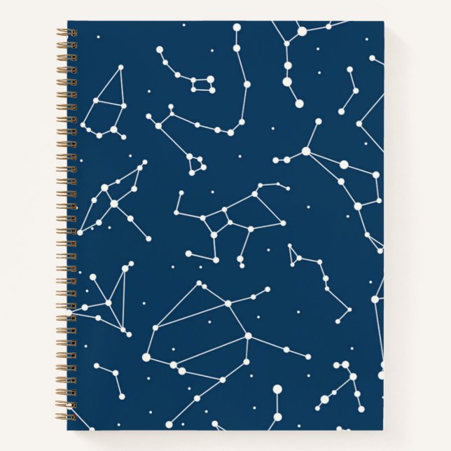 Constellation Star Pattern Notebook (Front)