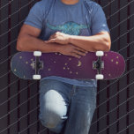 Constellation Stars Galaxy Skate Deck<br><div class="desc">Constellation Planet and Stars Ombre Galaxy Patterned Skateboard Design</div>