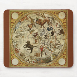 Constellation Stars Northern Sky Vintage Astronomy Mouse Pad