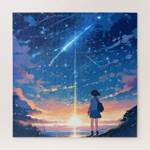 constellation with shooting stars jigsaw puzzle