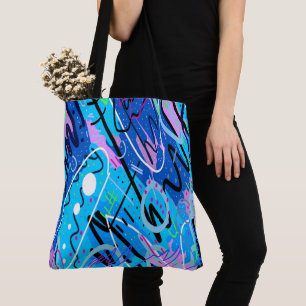 Constellations Abstract Art Tote Bag