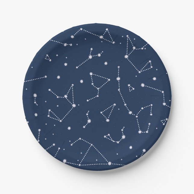 Constellations Paper Plate (Front)