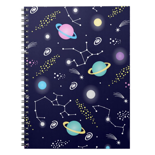 Constellations Pattern Notebook (Front)