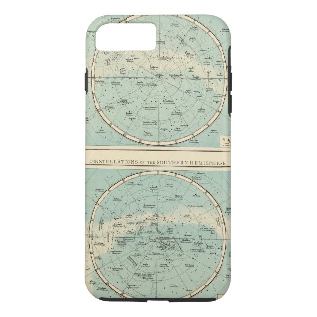 Constellations, Solar System, Moon Case-Mate iPhone Case (Back)
