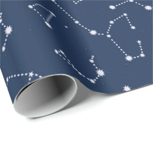 Constellations Starry Sky Wrapping Paper