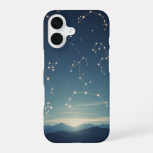 Constellations Vintage au-dessus des Montagnes iPhone 16 Case