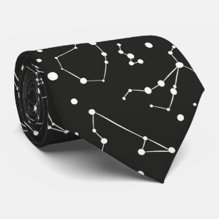 Constellations White and Black Tie