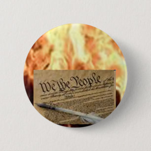 Constitution 6 Cm Round Badge