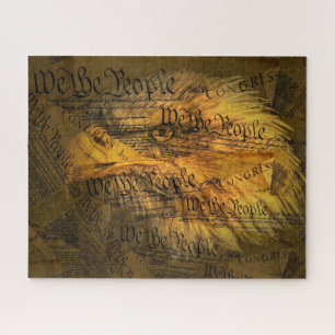Constitution American Bald Eagle Jigsaw Puzzle
