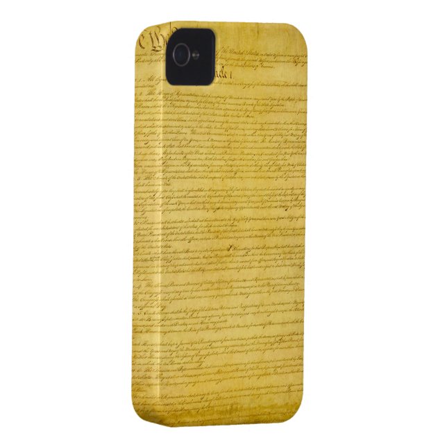 Constitution iPhone 4/4S Case (Back/Right)