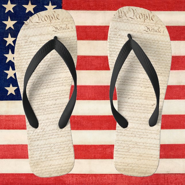 Constitution of the United States, We The People Jandals (Creator Uploaded)