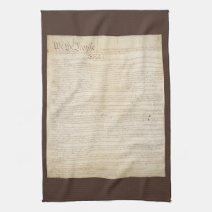 Constitution of the United States, We The People Tea Towel