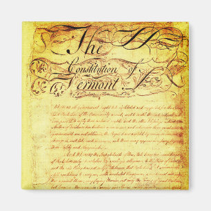 Constitution of Vermont (1777) Magnet