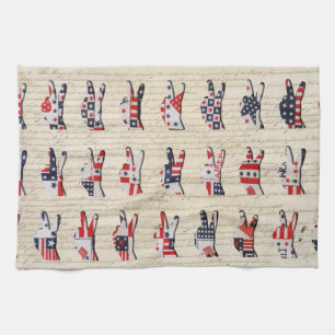 Constitution Peace Tea Towel