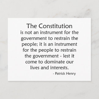Constitution Postcard