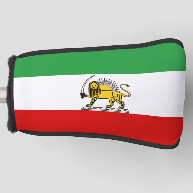 Constitutional Monarchy of Iran flag (1907-1980) Golf Head Cover (Front)