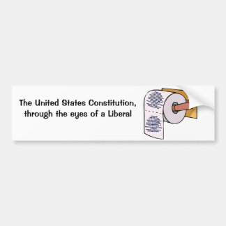 Constitutionall Recycling Bumper Sticker