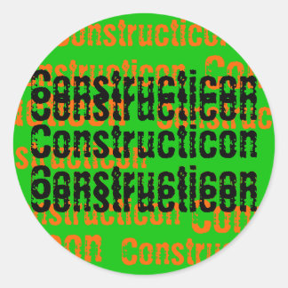 Constructicon Hard Hat Sticker