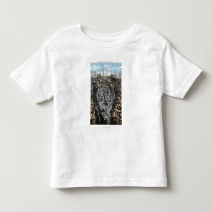 Constructing a Steel Ship Scene Toddler T-Shirt