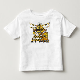 Construction 1st  Birthday Party Toddler T-Shirt