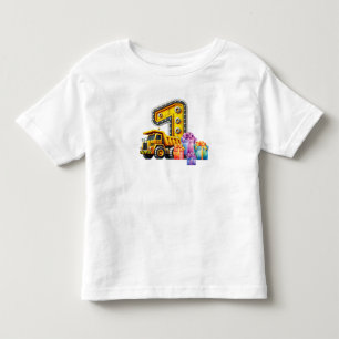 Construction 1st Birthday Party Toddler T-Shirt