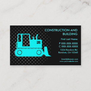 Construction and building custom business cards