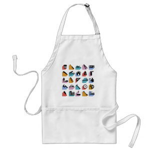 Construction and DIY Home Improvement Icons Standard Apron