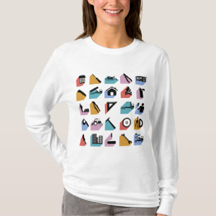 Construction and DIY Home Improvement Icons T-Shirt