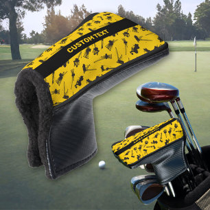 Construction Background Golf Head Cover