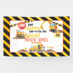 Construction Birthday Banner - WH