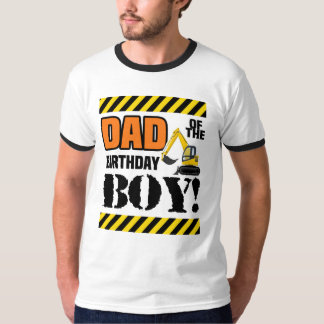 Construction Birthday - Dad of the Birthday Boy T-Shirt