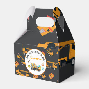 Construction Birthday Party Favour Box