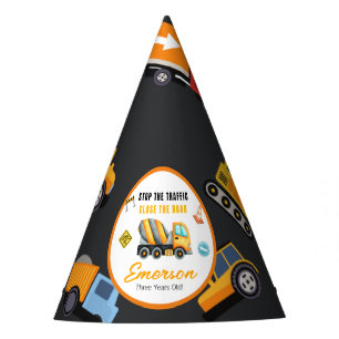 Construction Birthday Party Hat