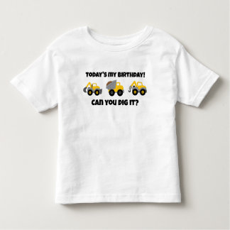 Construction Birthday Party Toddler T-Shirt