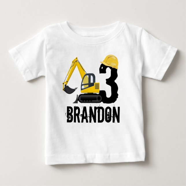Construction Birthday Shirt (Front)