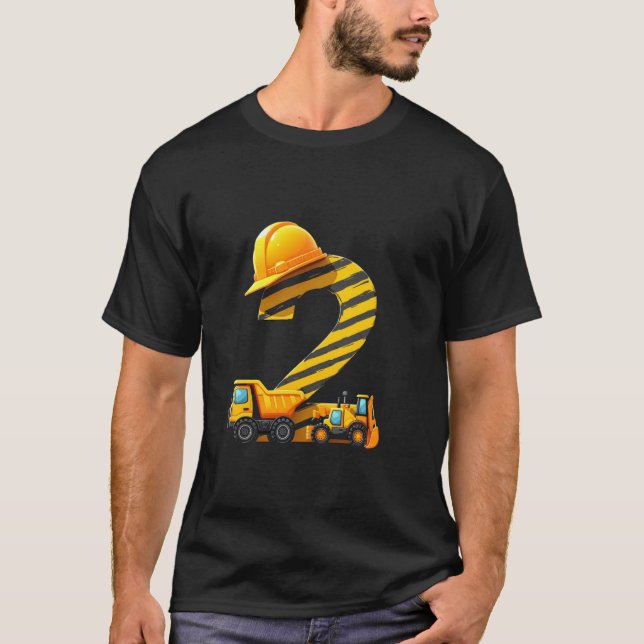 Construction Birthday T-Shirt (Front)