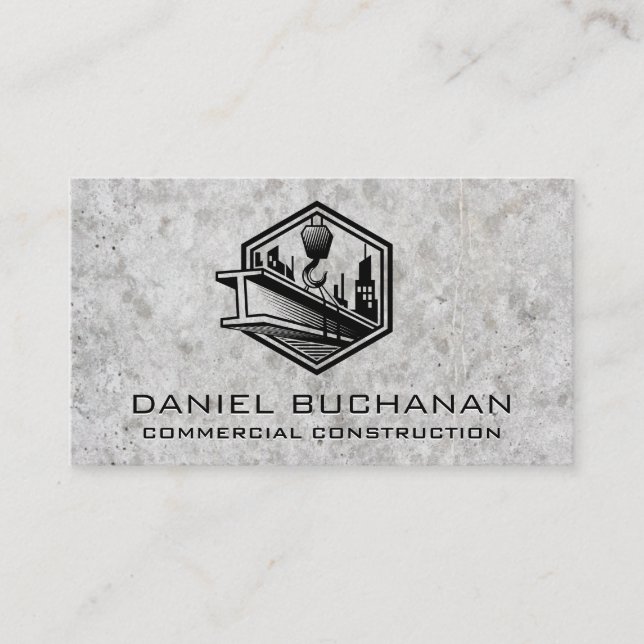 Construction Build | Property Development Business Card (Front)