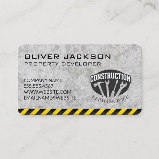 Construction | Builder | General Contractor Business Card