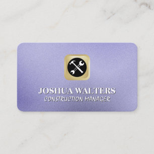 Construction Building Tools General Contractor Business Card