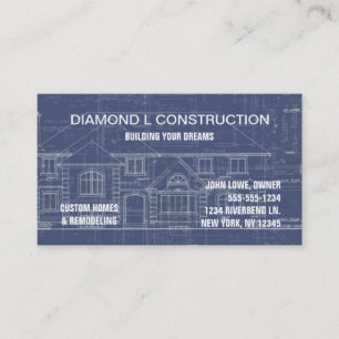 Construction business card