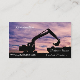 Construction business card