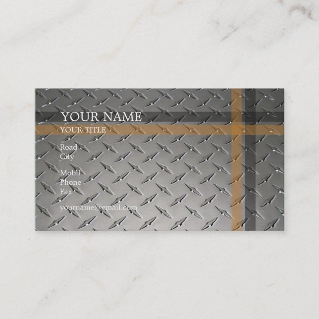 Construction Business Card (Front)