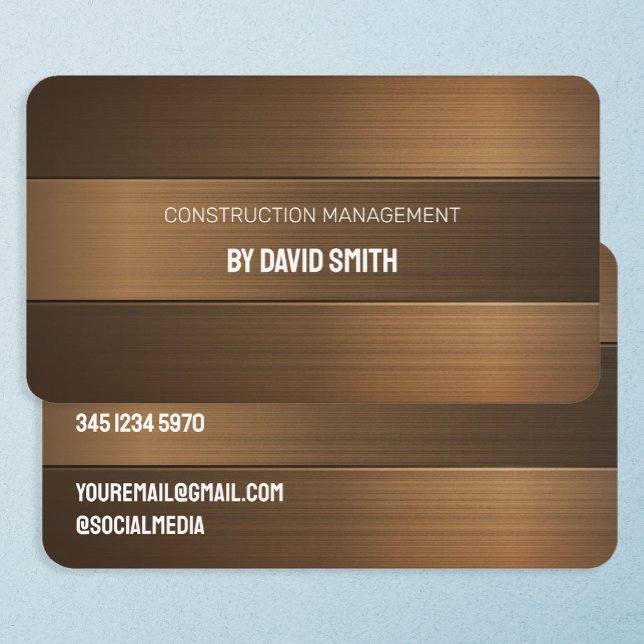 Construction  business card (Construction business card)